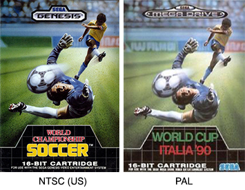 World Championship Soccer Damaged Sega Genesis Complete 